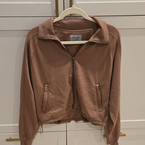 Abercrombie YPB Hoodie Latte Brown Size Small